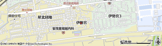 長野県長野市安茂里（伊勢宮）周辺の地図