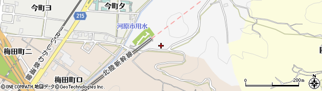 石川県金沢市月影町周辺の地図