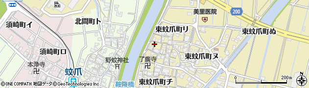石川県金沢市東蚊爪町チ137周辺の地図
