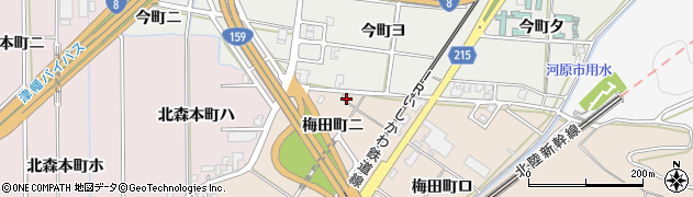 石川県金沢市梅田町（ニ）周辺の地図