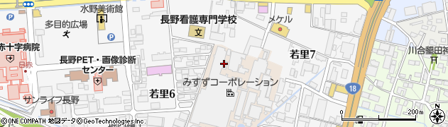 長野県長野市若里南市周辺の地図