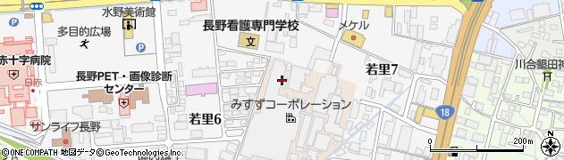 長野県長野市若里南市周辺の地図