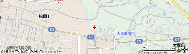 長野県長野市大豆島（松岡）周辺の地図