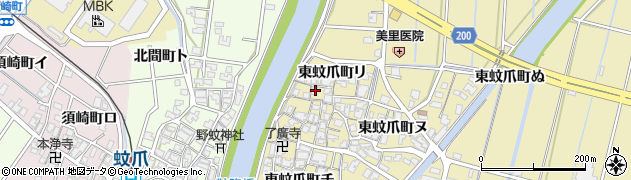 石川県金沢市東蚊爪町チ179周辺の地図