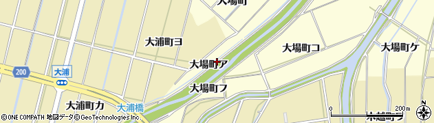 石川県金沢市大場町ア周辺の地図