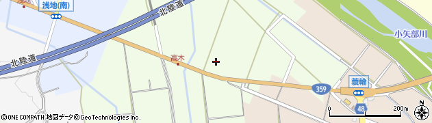 富山県小矢部市高木42周辺の地図
