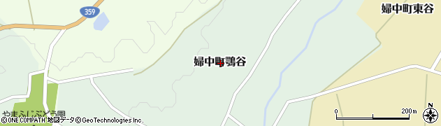 富山県富山市婦中町鶚谷周辺の地図