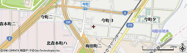石川県金沢市今町（ヨ）周辺の地図