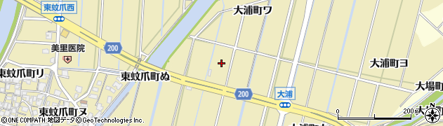 石川県金沢市大浦町（ワ）周辺の地図