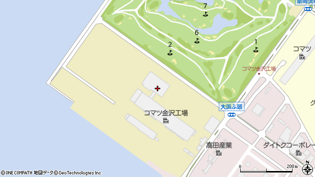 〒920-0225 石川県金沢市大野町新町の地図