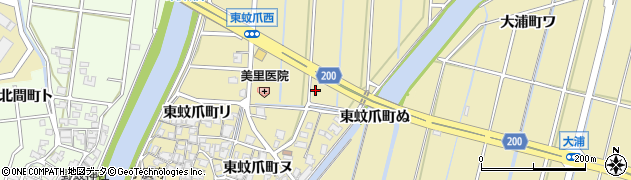 石川県金沢市東蚊爪町58周辺の地図