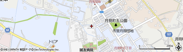 萩中商店周辺の地図