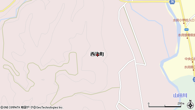 〒313-0215 茨城県常陸太田市西染町の地図