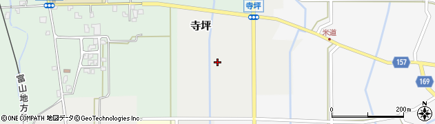 富山県立山町（中新川郡）寺坪周辺の地図