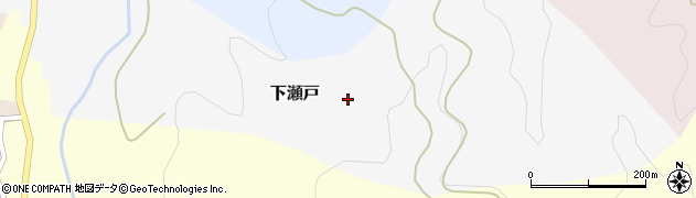 富山県立山町（中新川郡）下瀬戸周辺の地図