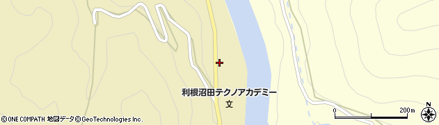 関東森林管理局　利根沼田森林管理署南郷森林事務所周辺の地図