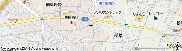 長野県長野市稲葉母袋862周辺の地図