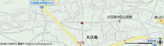 長野県長野市大豆島周辺の地図