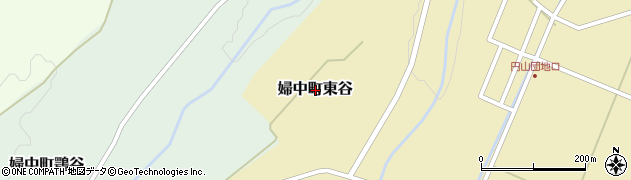 富山県富山市婦中町東谷周辺の地図