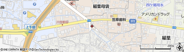 長野県長野市稲葉母袋672周辺の地図