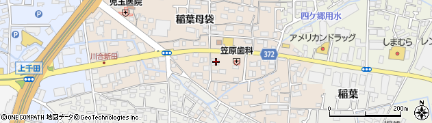 長野県長野市稲葉母袋690周辺の地図