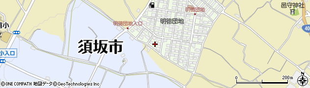 長野県須坂市明徳14周辺の地図