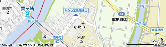 石川県金沢市かたつ周辺の地図