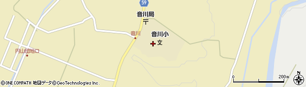 富山市立音川小学校周辺の地図