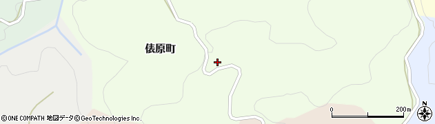 石川県金沢市俵原町周辺の地図