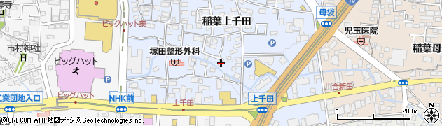 長野県長野市稲葉上千田周辺の地図