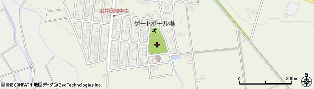 宝井団地東公園周辺の地図