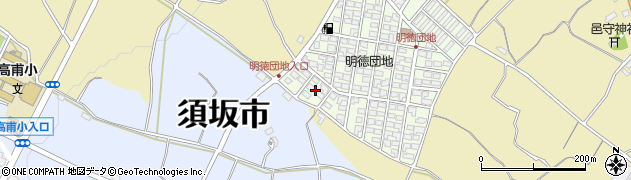 長野県須坂市明徳11周辺の地図