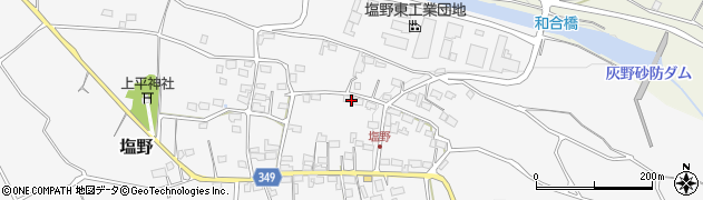 長野県須坂市塩野町周辺の地図
