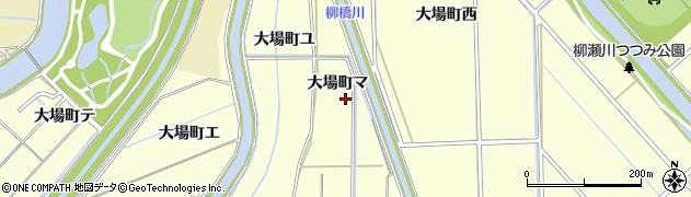 石川県金沢市大場町マ周辺の地図