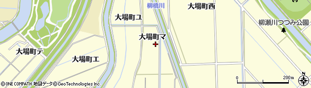 石川県金沢市大場町（マ）周辺の地図