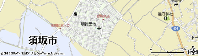 長野県須坂市明徳22周辺の地図