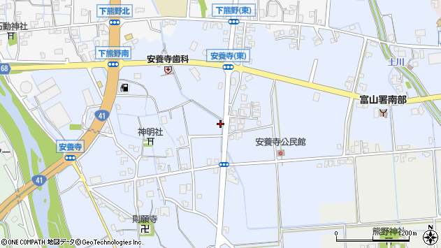 〒939-8177 富山県富山市安養寺の地図