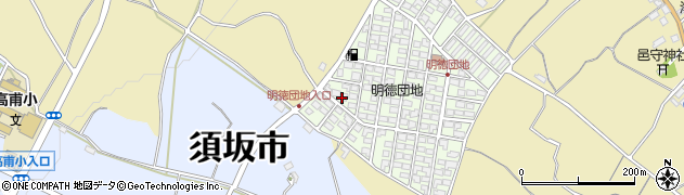長野県須坂市明徳9周辺の地図