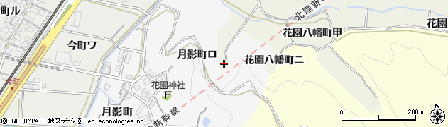 石川県金沢市花園八幡町（ニ）周辺の地図