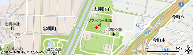 石川県金沢市忠縄町（イ）周辺の地図