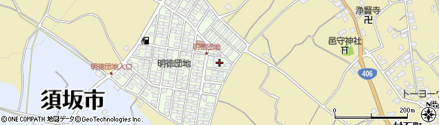 長野県須坂市明徳25周辺の地図