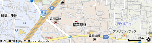 長野県長野市稲葉母袋795周辺の地図