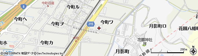 石川県金沢市今町ワ周辺の地図