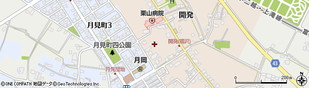 富山県富山市開発周辺の地図