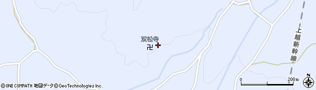 双松寺周辺の地図