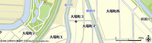 石川県金沢市大場町ユ周辺の地図