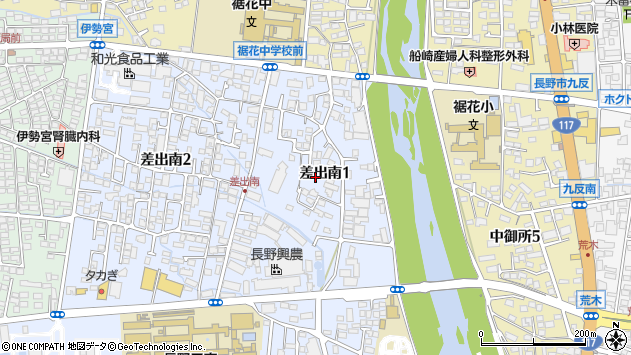 〒380-0948 長野県長野市差出南の地図