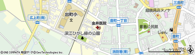 金井医院周辺の地図