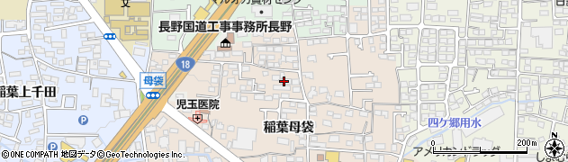 長野県長野市稲葉母袋789周辺の地図