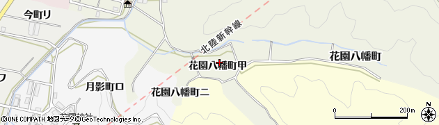 石川県金沢市花園八幡町甲周辺の地図